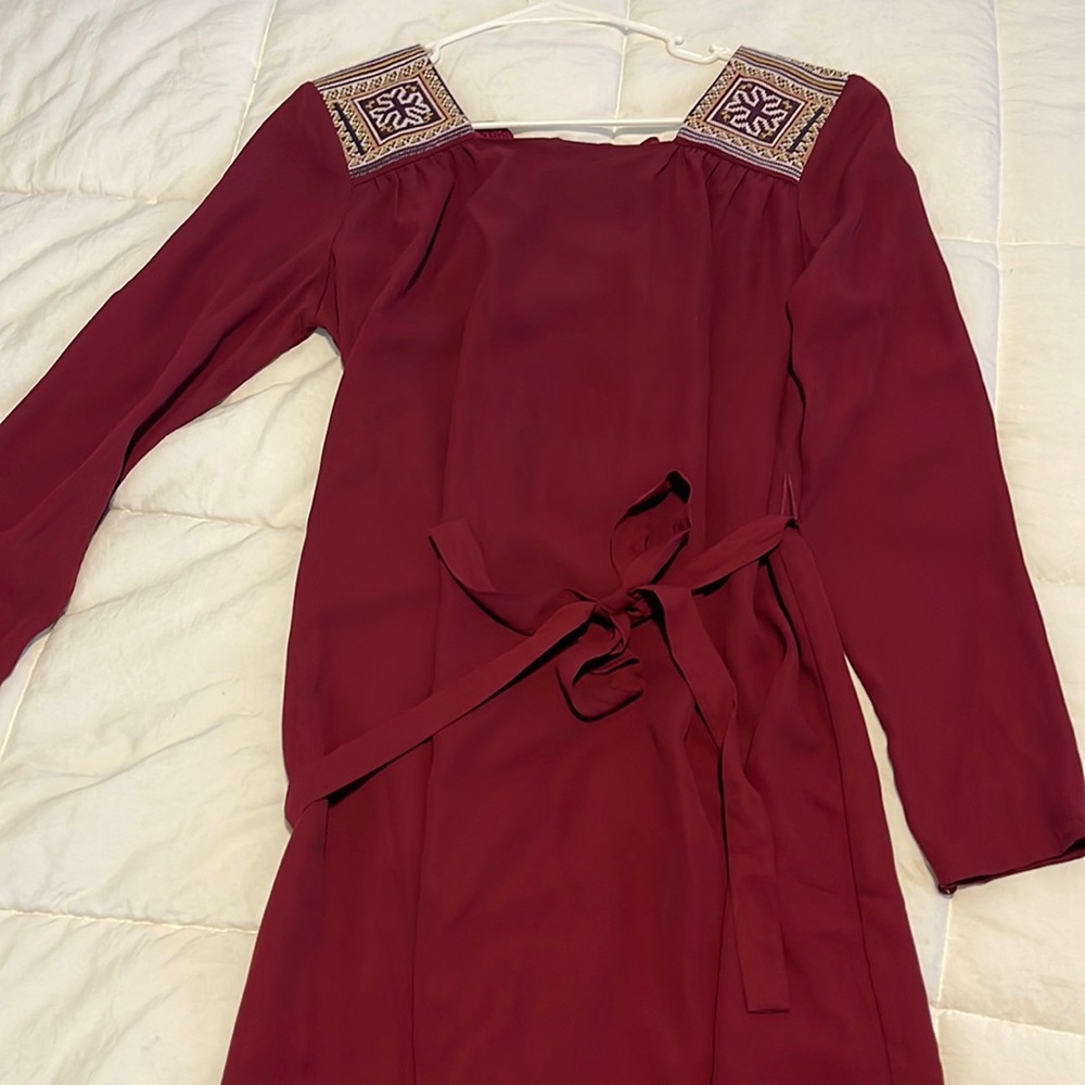 Altar’d state long sleeve belted dress